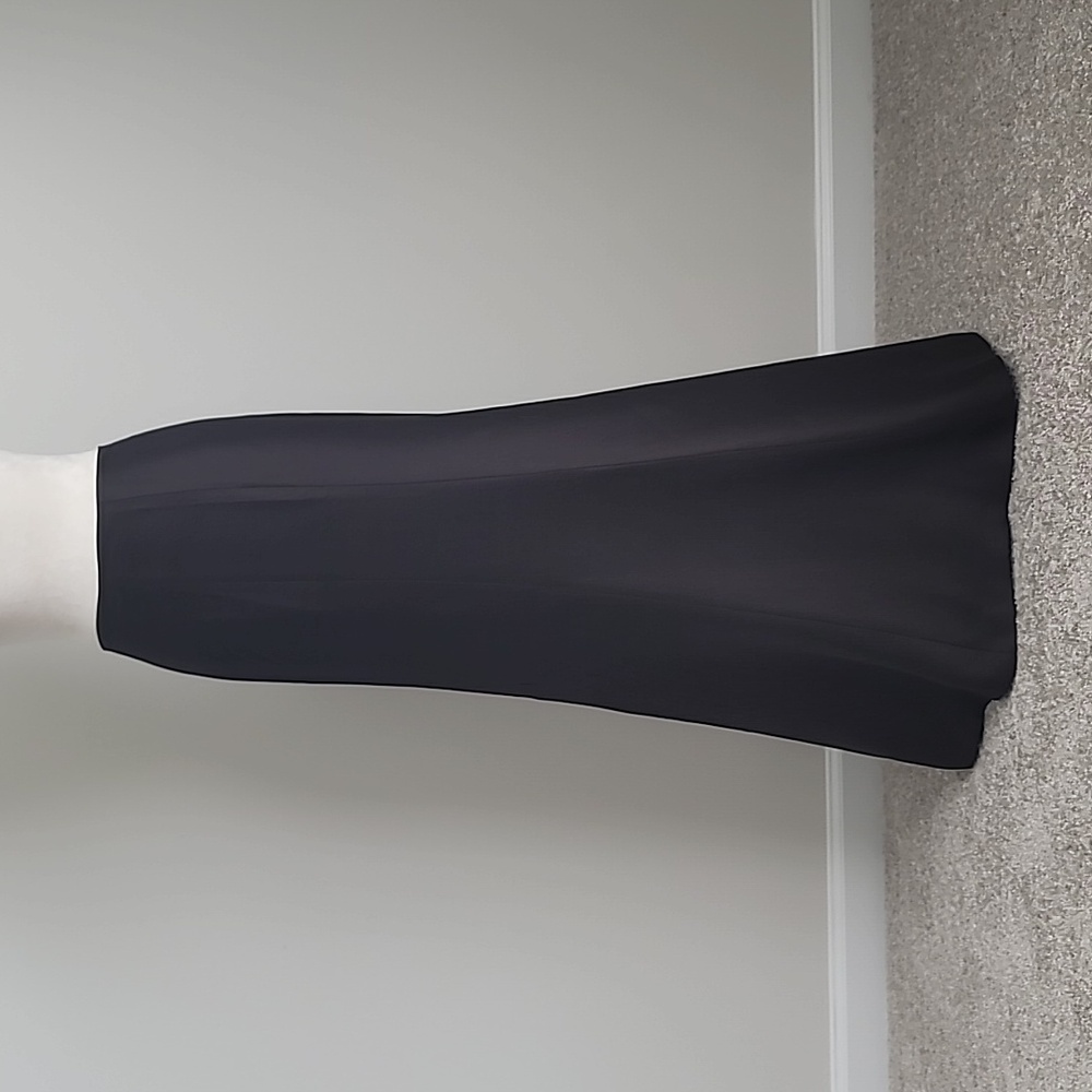 NWOT 100% Silk Vintage Formal Ann Taylor Top & Skirt, Brown, Size: 8 - Picture 11 of 16